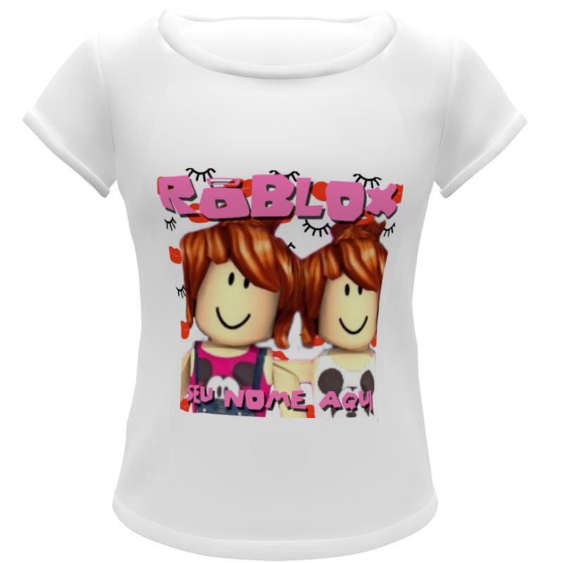 Camisa Infantil Personalizada Roblox