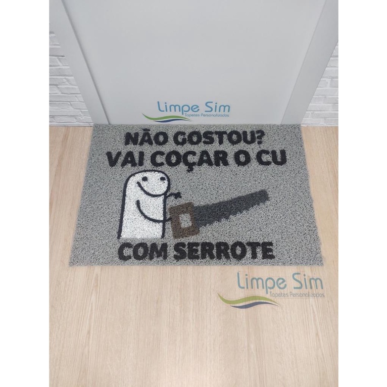 Tapete Capacho 60x40 Florks Meme Tem Café? Geek Divertidos - Limpe Sim -  Tapetes Personalizados