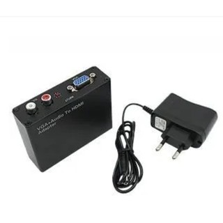 Adaptador Vga X Hdmi Com Áudio Conversor Hd Ps4 Xbox Pc Dvr