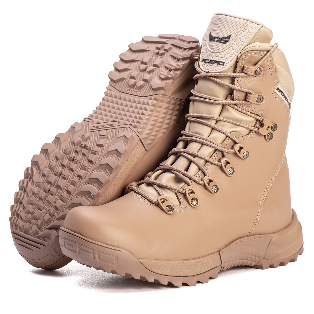 Bota Coturno Militar Acero Apache Impermeável Motociclista Leve