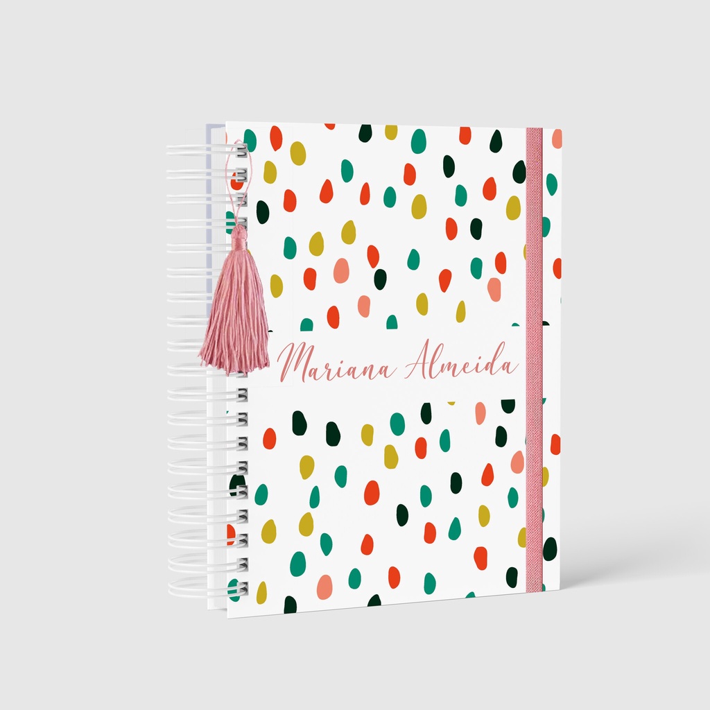 Agenda Personalizada Clean Color Com Nome | Shopee Brasil