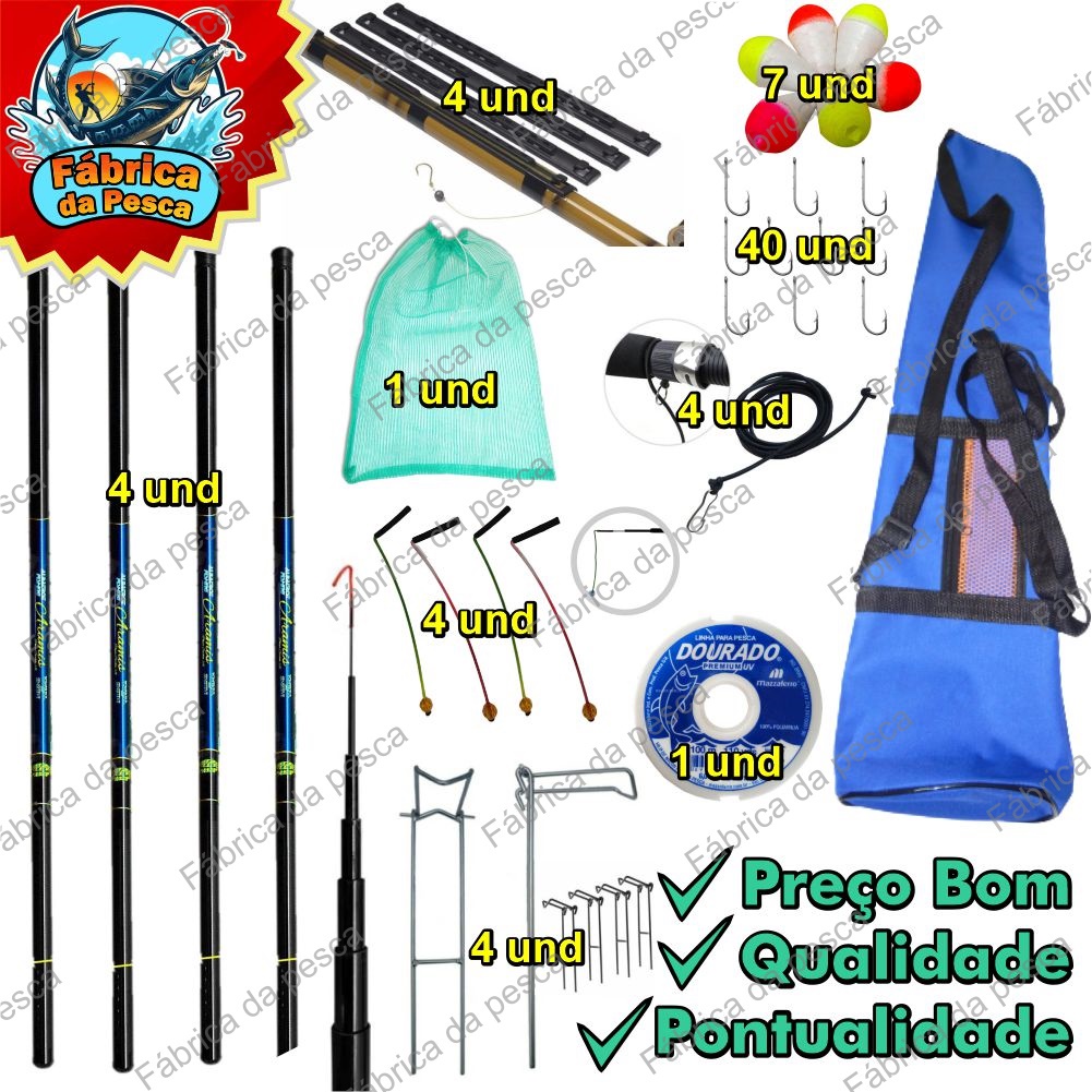 Kit Pesca Completo em Promoção na Shopee Brasil 2024