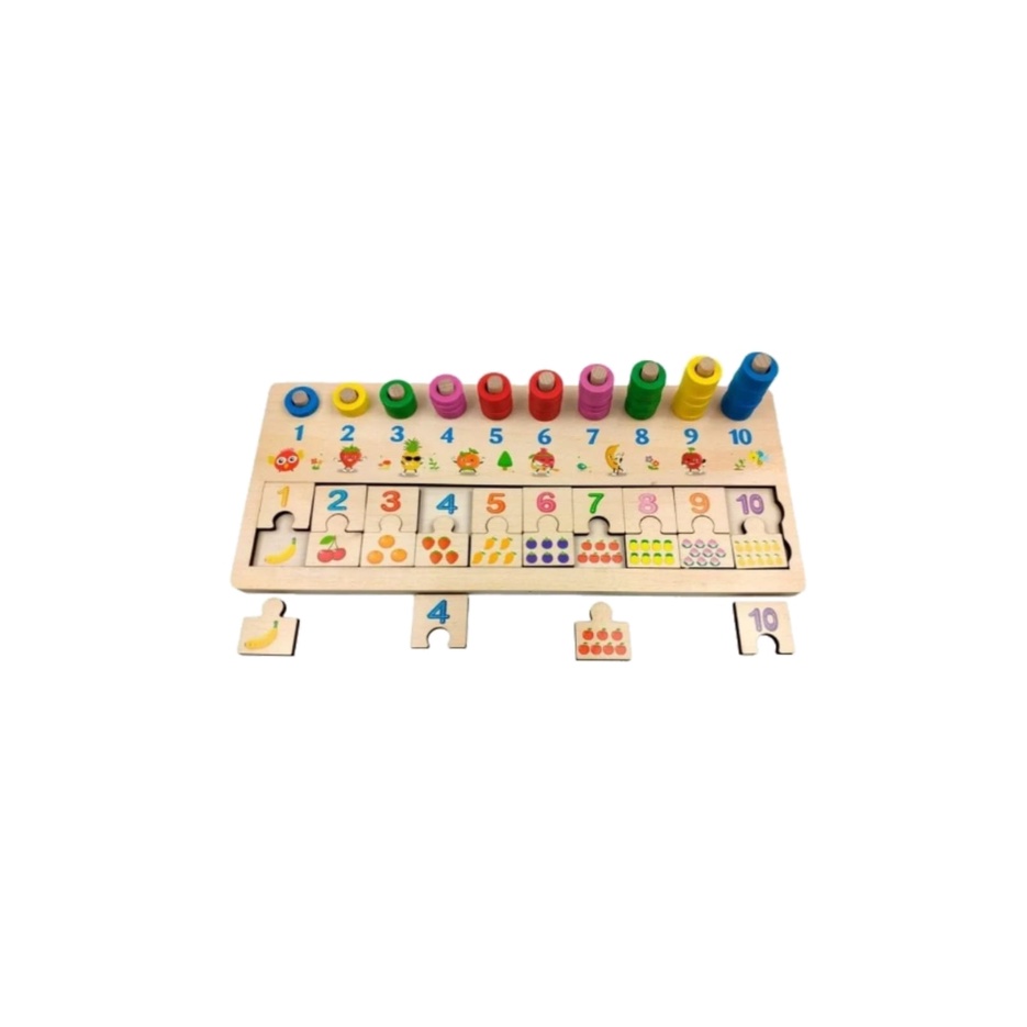 Compra online de 155pcs Jogos de quebra-cabeça de madeira Montessori  Brinquedos educativos para crianças aprendendo brinquedos em  desenvolvimento