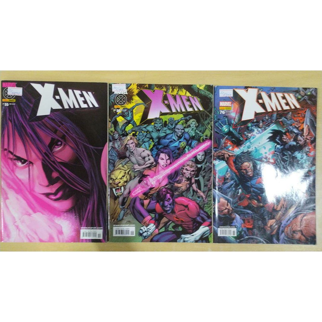 HQ X-men - Nº 55, 56 e 76