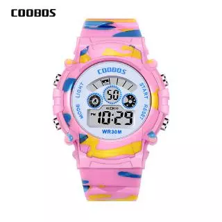 Relógios Esportivos Digitais Infantis Coolboss Coloridos Luminosos À Prova D