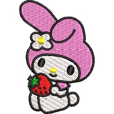 Hello Kitty Personagens - Patche Bordado com Termocolante