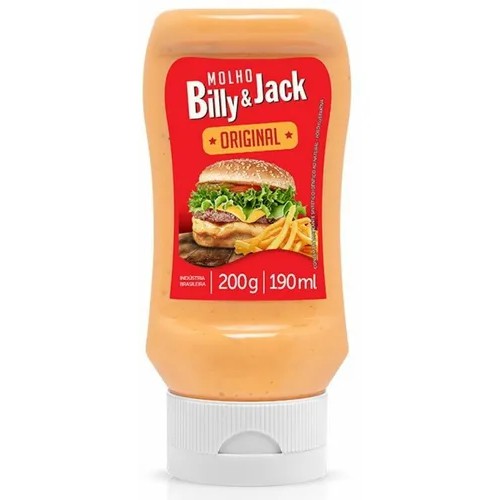 Molho Billy e Jack Original 200g mcdonald's fast food big mac e sabores