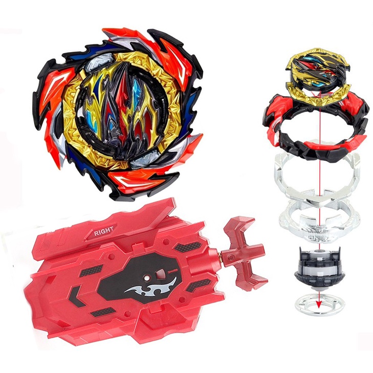 Beyblade Ferro Original Barato Rapidity 2 Pontas S Lançador