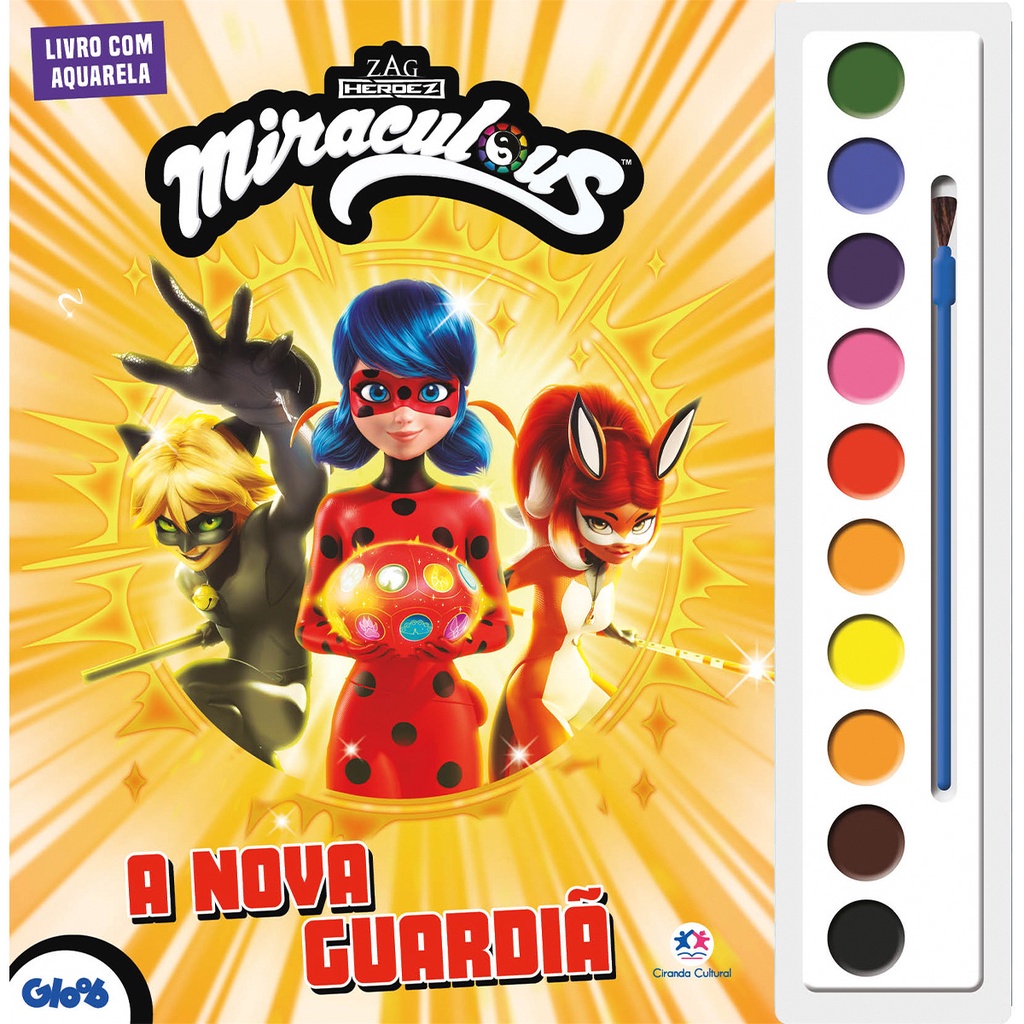 Ladybug - Prancheta para colorir - Vol. 1: Vamos colorir com a incrível  dupla Ladybug e Cat Noir!