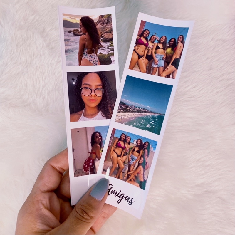 Tirinha de Fotos Estilo Cabine Fotográfica