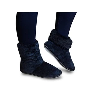 Pantufa Bota Polar Toda Peluciada Super Quentinha Unissex Sola Ante Derrapante