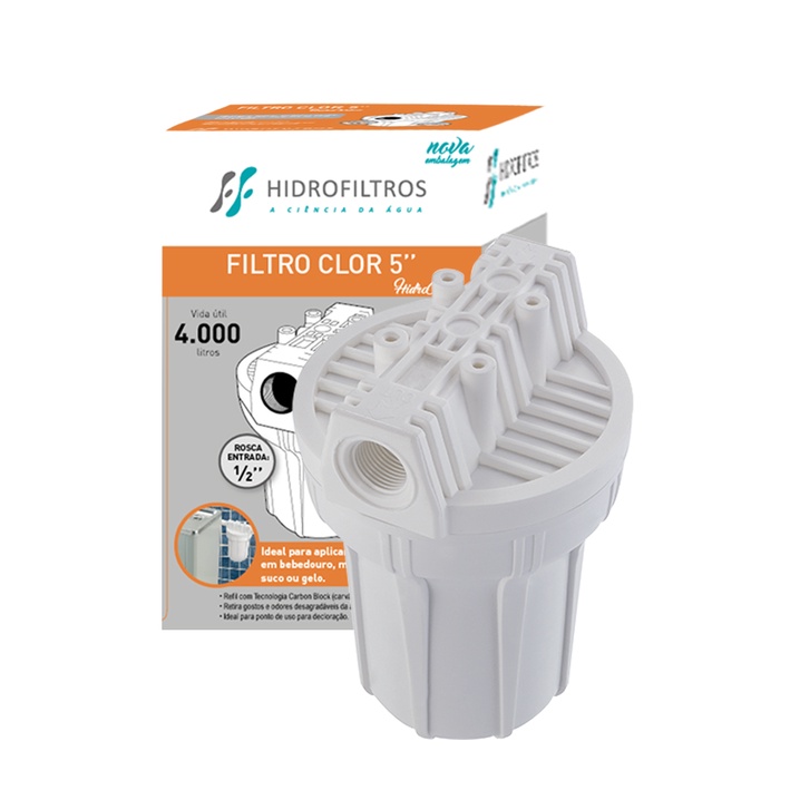 Filtro Hidrofiltros 80l/h Clor 5 Pou P Maquina Lavar Louça | Shopee Brasil