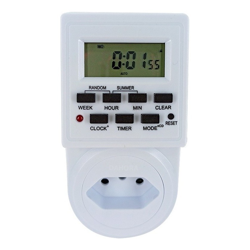 Timer Digital Temporizador Tomada Bivolt LCD Programável 2200W 10A ...