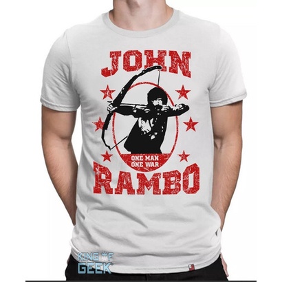 Camiseta John Rambo Sylvester Stallone Filme Anos 80 Shopee Brasil