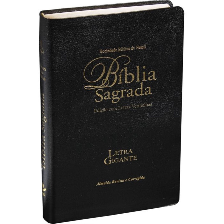 Bíblia Sagrada Edição C/ Letras Vermelhas - Letra Gigante | Shopee Brasil