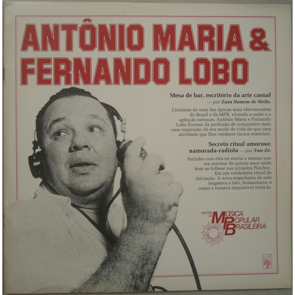 Lp Antônio Maria E Fernando Lobo 1983, vinil fascículo