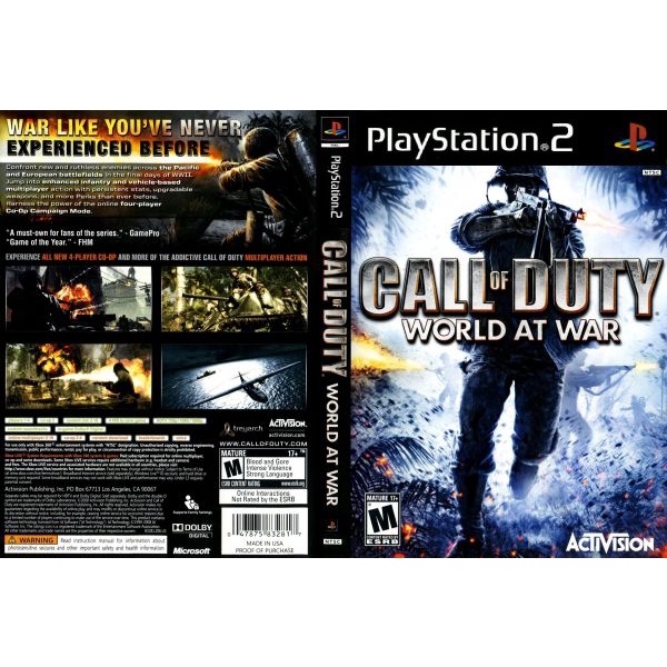 Jogo Call of Duty WW2 WWII ps4 original mídia física seminovo playstation  jogo de tiro