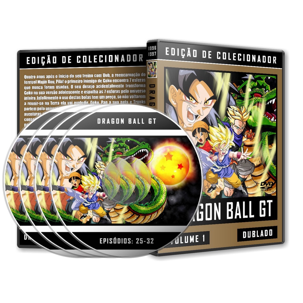 Dragon Ball GT - Série Completa Em Dvd (Dublado) | Shopee Brasil