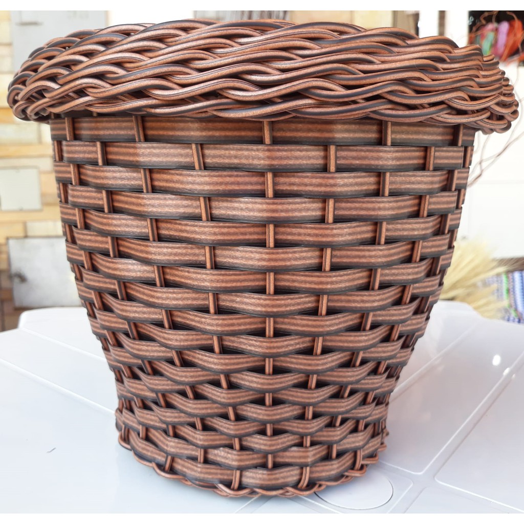Vaso Vime/Fibra Cachepot para Decoração de Casa para compor , Arranjos ...
