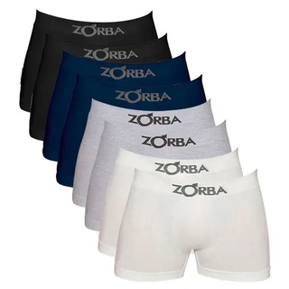 Kit 10 Cuecas Boxer Zorba 781 Original Algodão Masculina Com Detalhes de Fabricação Envio Imediato