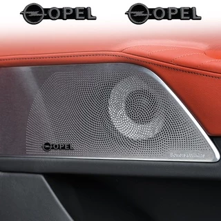 4 Pçs/10pçs Adesivo Metálico De Áudio Para Carro Com Logotipo Automático De Música Acessórios De Decoração Opel Astra j Insignia g Corsa Zafira b Mokka Vivaro Meriva