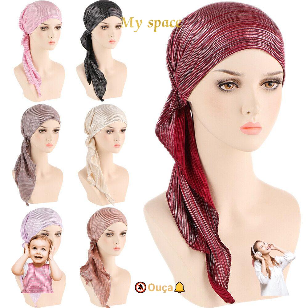 Novo Unissex Feminino Masculino Bandana Chapéu Algodão Durag Boné Ajustável  Cancer Chemo Turbante Perucas Doo Durag Headwrap Pirata Head Scarf De $8,45