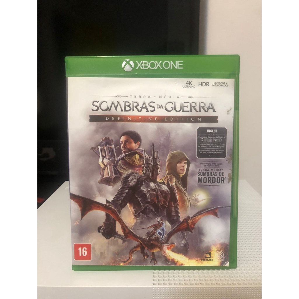 Terra Média Sombras da Guerra Definitive Edition - Xbox One - VNS