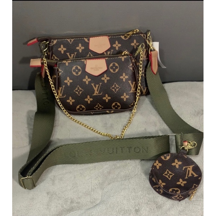 Vila handbag - Bolsa Louis Vuitton, alça corrente, cor marrom