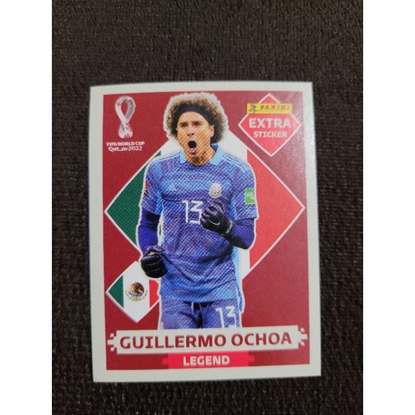 Figurinha Guillermo Ochoa Rara Legend Prata Copa 22 Original