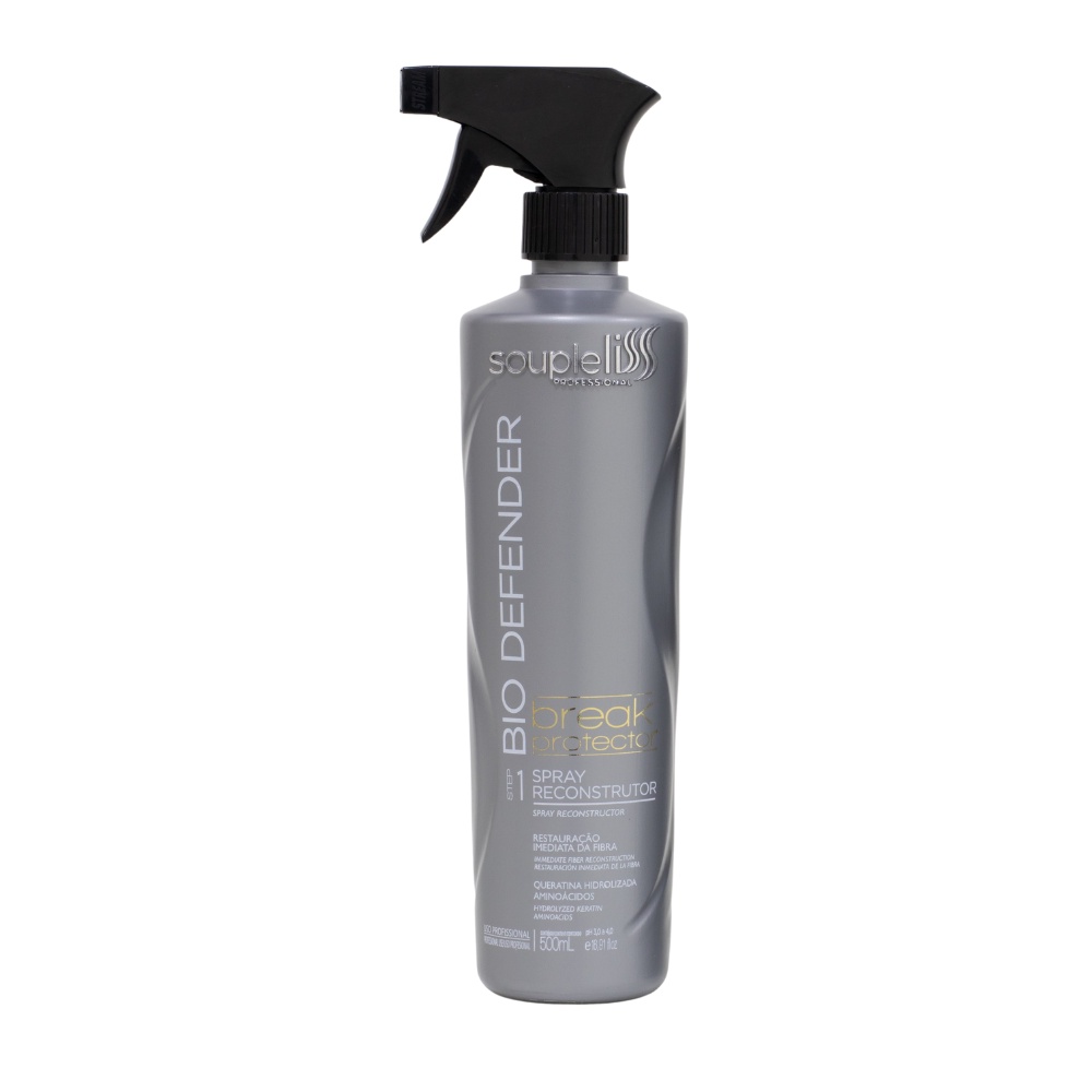 Bio Defender Passo 1 Spray Reconstrutor Soupleliss 500ml | Shopee Brasil