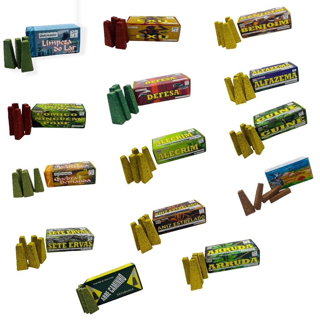 Incenso em tabletes Defumador caixa com 20 unidades Promoçao Pronta Entrega