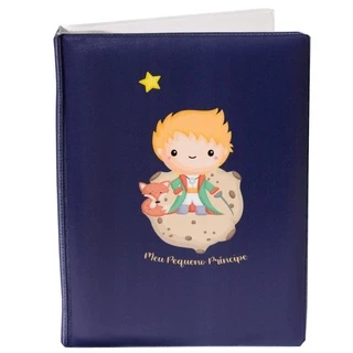 Álbum Fotográfico 15x21 para 100 Fotos PEQUENO PRÍNCIPE Azul Marinho Bebê Infantil em Oferta na Shopee
