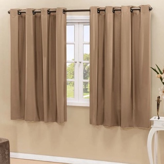 Cortina Blackout PVC corta 100 % a luz 2,20 m x 1,30 m M1