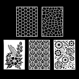 Stencil para Bolos Biscoitos Pintura Confeitaria Artesanato Flores Rosas Diversos Renda 10x15cm em Oferta na Shopee