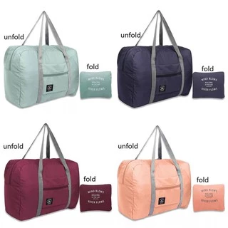 Bolsa dobrável de viagem impermeável nylon grande viagem promoção em Oferta na Shopee