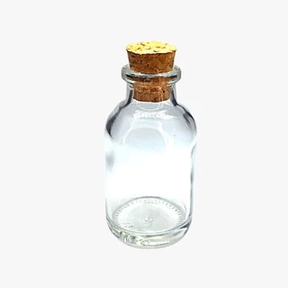 10 Frasco(vazio) de Vidro Penicilina 20ml C/rolha Mini Garrafinha