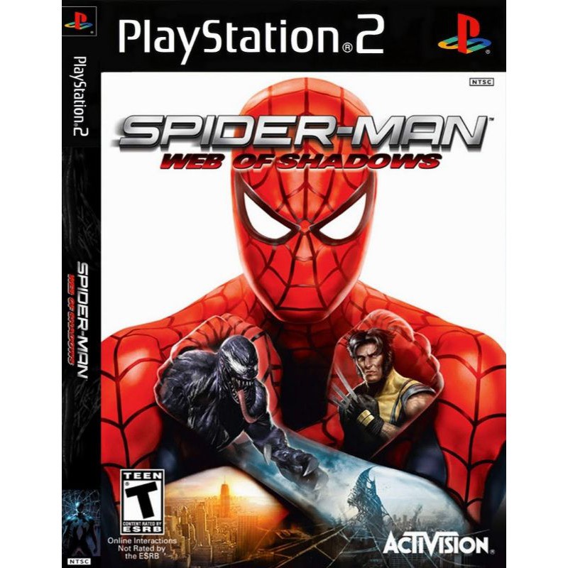 Meu PS2 Nostalgia: Spider-Man: Web of Shadows DVD ISO PS2