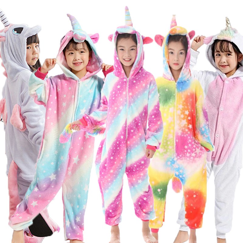 Childrens 2024 unicorn onesie