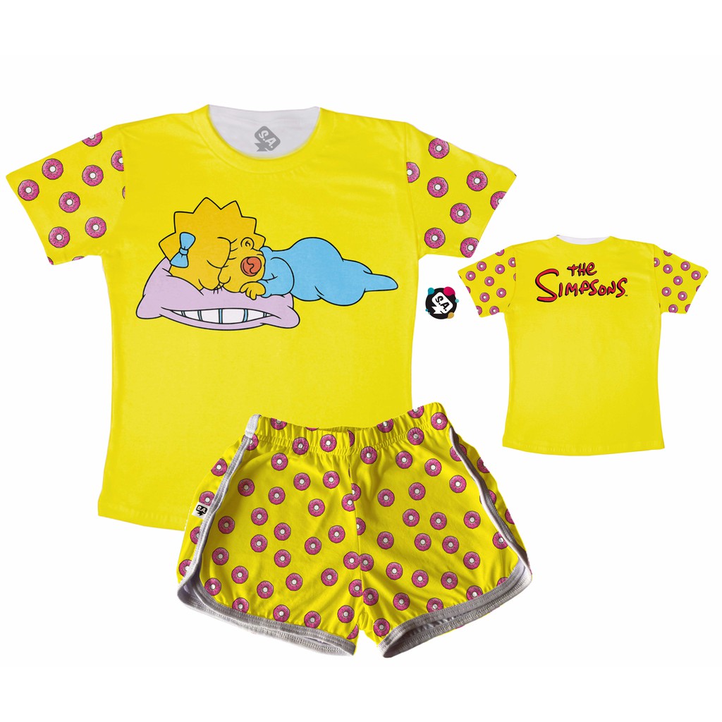 Pijama Ver o The Simpsons Maggie Simpsons Shopee Brasil