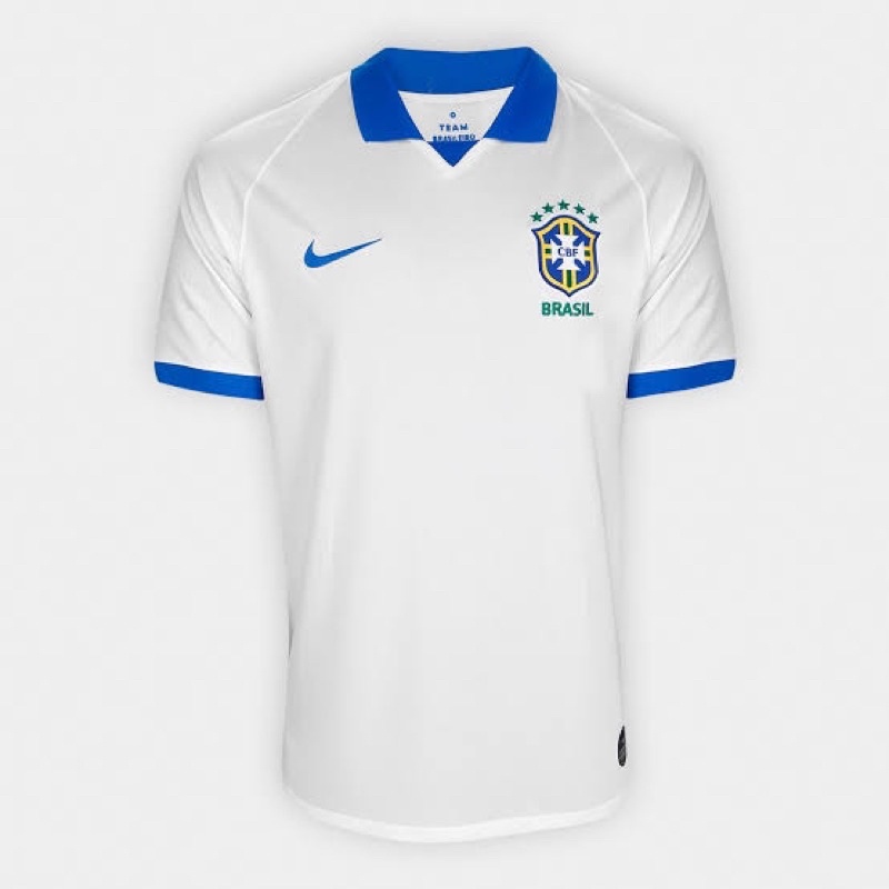Camisa de Time Brasil Branca Seleção Brasileira 2022