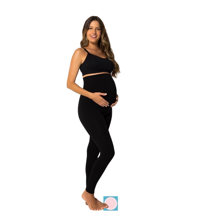 Calça Alta Legging Sem Costura Maternidade Original Trifil Para Gestante