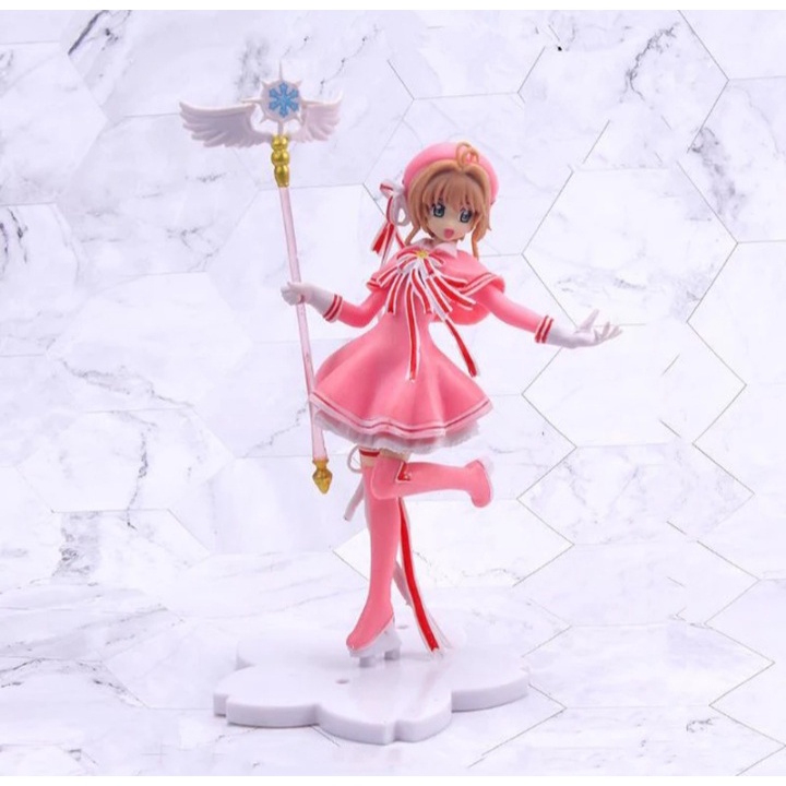 Action Figure Boneca Sakura Card Captor Estatueta Anime 15 cm