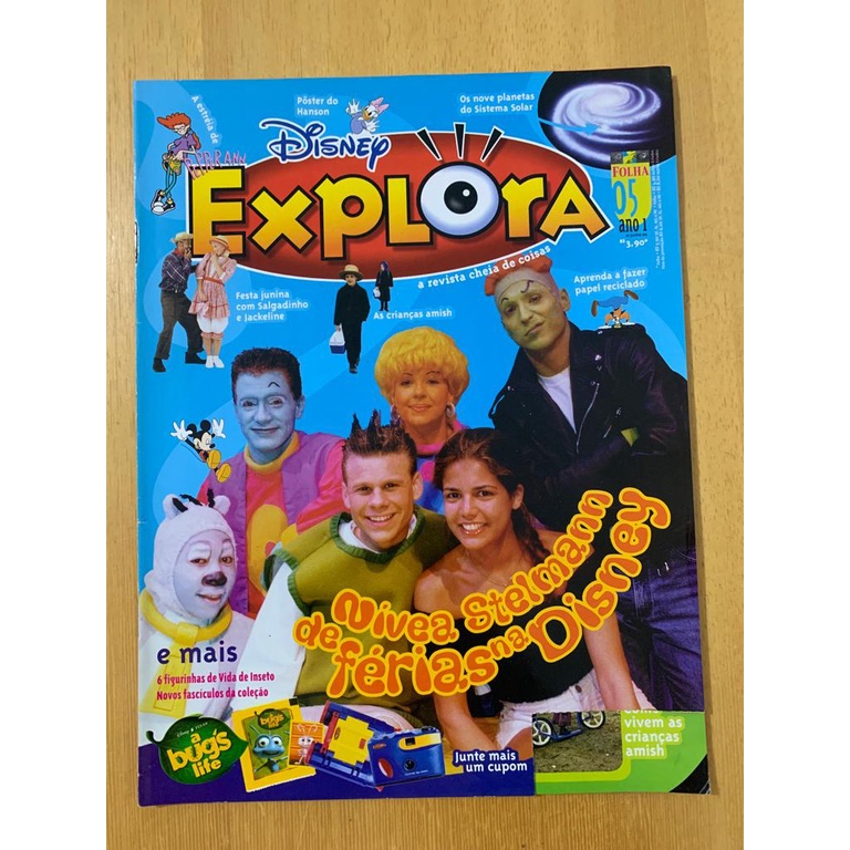 Revista Disney Explora 5 Nivea Stelmann Hanson Pepperan 910n | Shopee ...