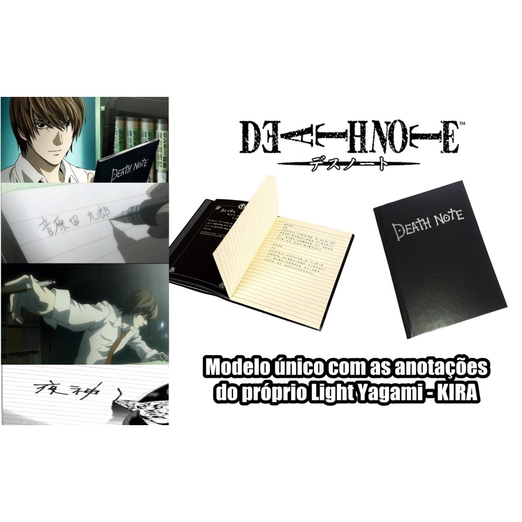 Almofada e Chaveiro Decorativa Anime Death Note Personagens Light Yagami