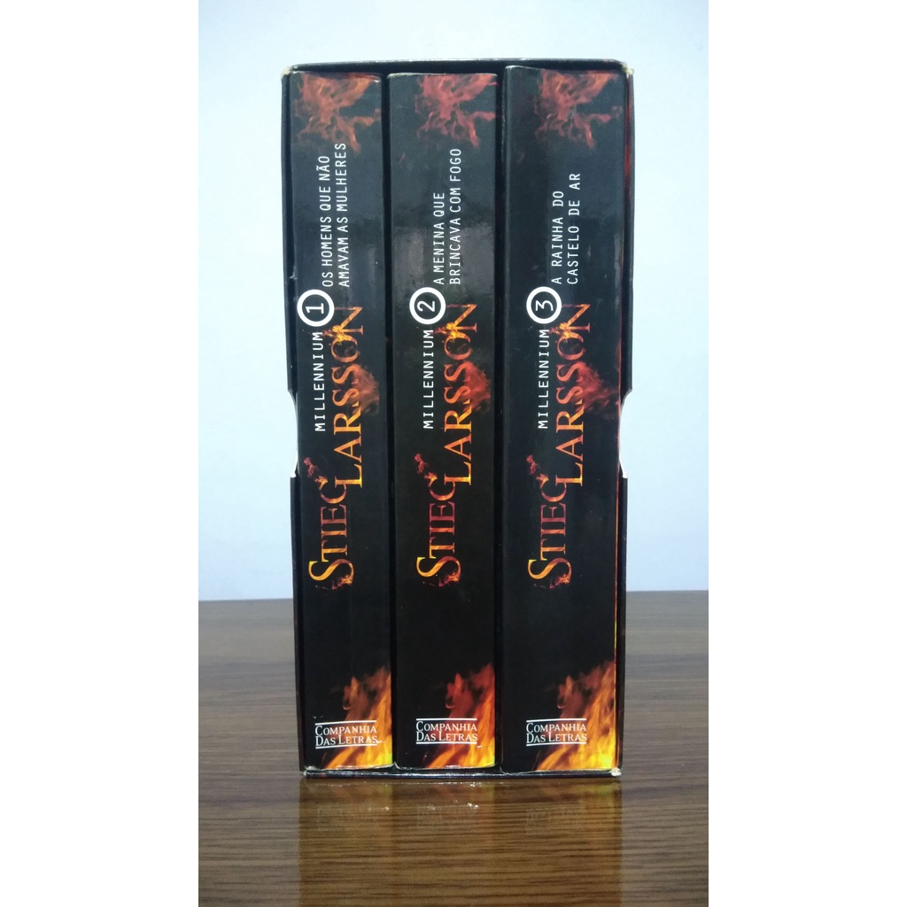 Box Trilogia Millenium Stieg Larsson Vol 1 2 E 3 Shopee Brasil 7604