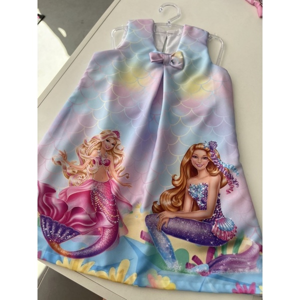 Vestido Barbie Sereia