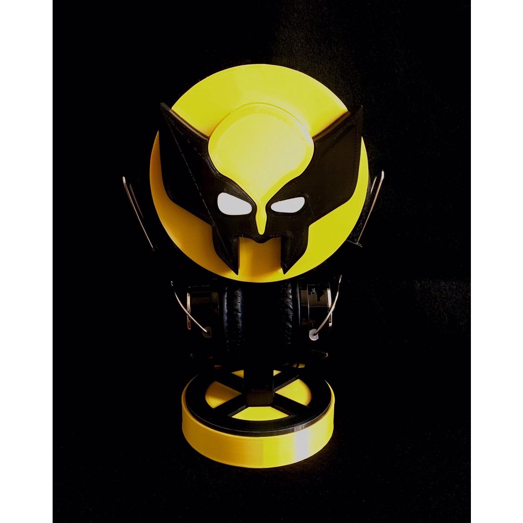 Suporte Gamer Para Headphone genérico Heróis Wolverine / Superman / Mulher Maravilha