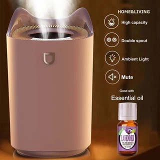 Umidificador 3L De Ar Anti-Queima Purificador De Aroma K7 Névoa Dupla