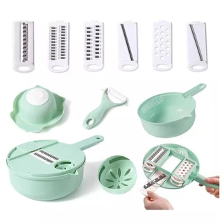 Kit Fatiador Cortador De Legumes Verduras Frutas Multifuncional De Alimentos