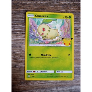 Cartas Pokémon Trading Card McDonald's Edição Especial de 25 anos de Pokémon